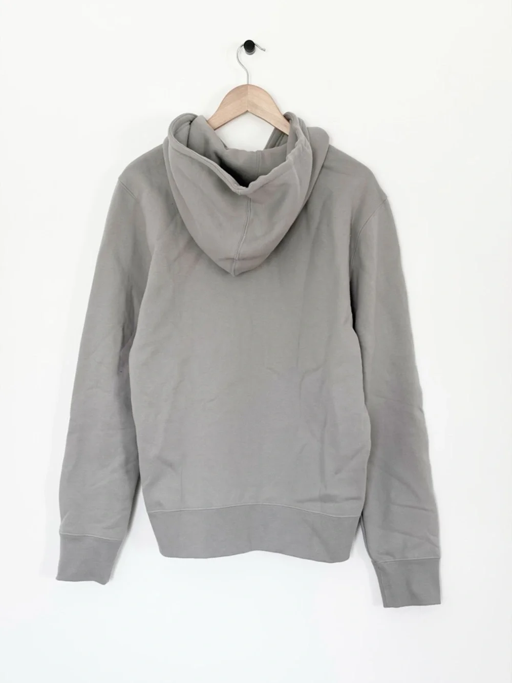 American Giant Mens Midweight Full Zip Up Hoodie Sweatshirt Sharkskin Gray - Picture 3 of 8